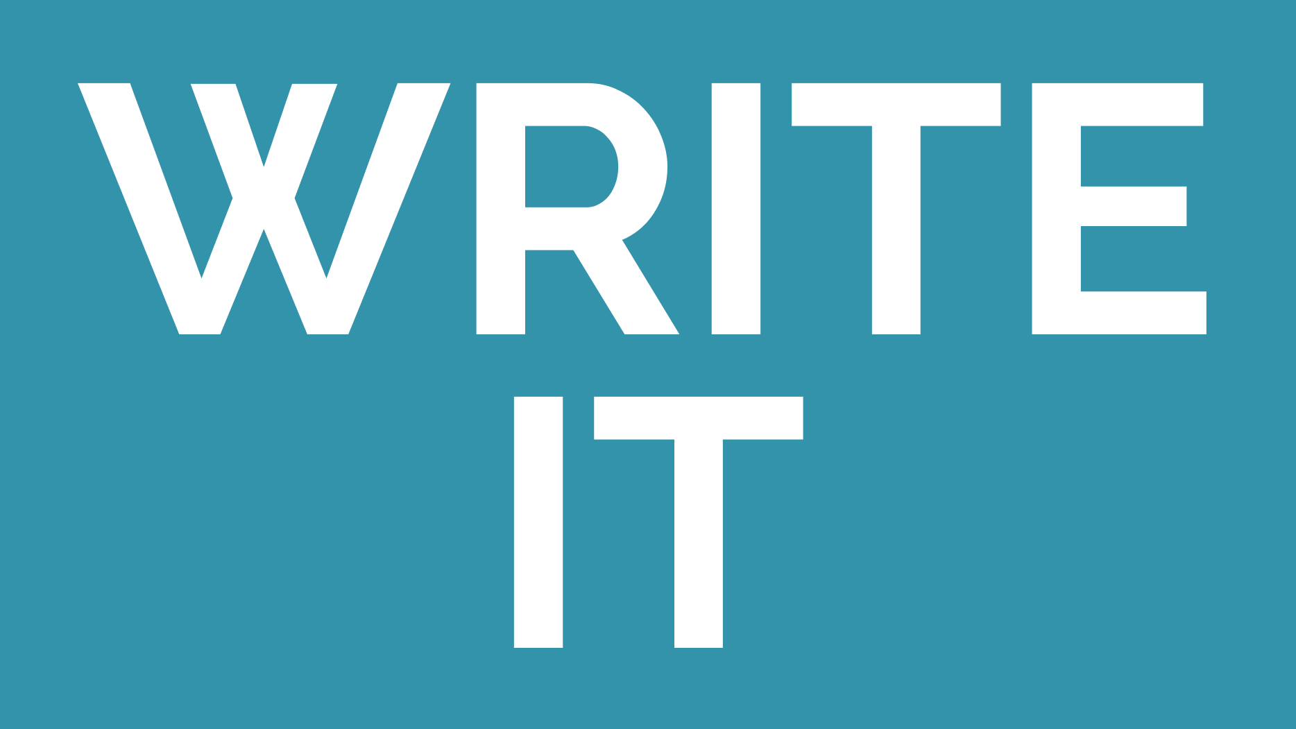 write it